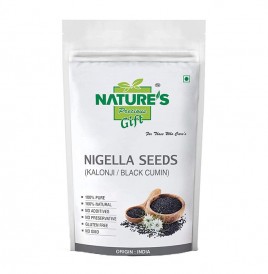 Nature's Gift Nigella Seeds (Kalonji/Black Cumin)  Pack  100 grams